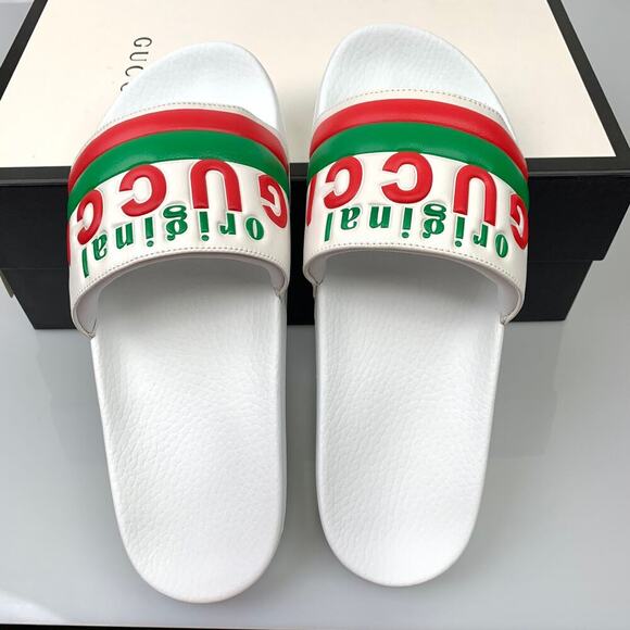 NIB Gucci Original Gucci Slide Sandals Size 8 main image 11